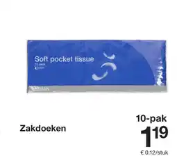 Zeeman Zakdoeken aanbieding