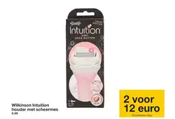 Zeeman Wilkinson intuition houder met scheermes aanbieding