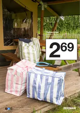 Zeeman Opbergtas aanbieding