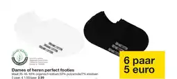 Zeeman Dames of heren perfect footies aanbieding