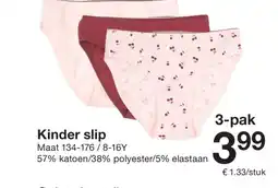 Zeeman Kinder slip aanbieding