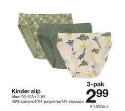 Zeeman Kinder slip aanbieding