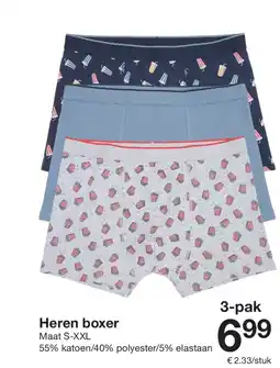 Zeeman Heren boxer aanbieding