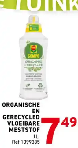 Trafic Organische en gerecycled vloeibare meststof aanbieding
