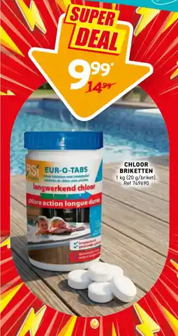 Trafic Chloor briketten aanbieding