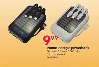 Yess Zonne-energie powerbank aanbieding