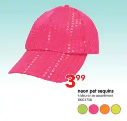 Yess Neon pet sequins aanbieding