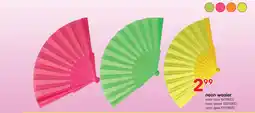 Yess Neon waaier aanbieding