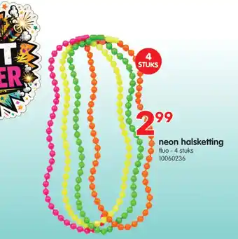 Yess Neon halsketting aanbieding