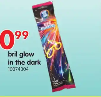 Yess Bril glow in the dark aanbieding