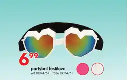 Yess Partybril festilove aanbieding