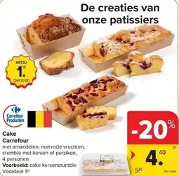 Carrefour Cake carrefour aanbieding