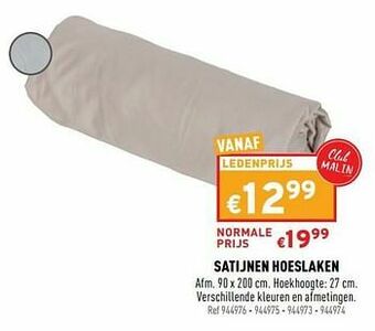 Trafic Satijnen hoeslaken aanbieding
