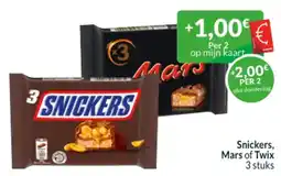 Intermarché Snickers, Mars of Twix aanbieding
