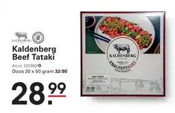 Sligro Kaldenberg Beef Tataki aanbieding