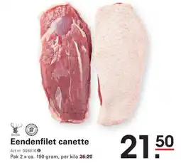 Sligro Eendenfilet canette aanbieding