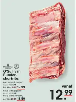 Sligro O'Sullivan Runder- shortribs aanbieding