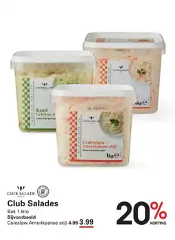 Sligro Club Salades aanbieding