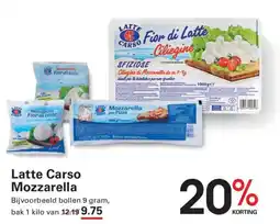Sligro Latte Carso Mozzarella aanbieding