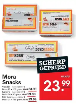 Sligro Mora Snacks aanbieding