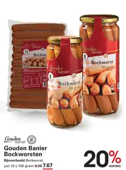 Sligro Gouden Banier Bockworsten aanbieding