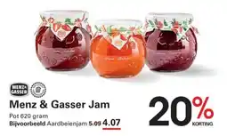 Sligro Menz & Gasser Jam aanbieding