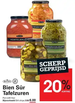 Sligro Bien Sûr Tafelzuren aanbieding