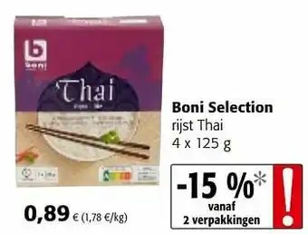 Colruyt Boni selection rijst thai aanbieding