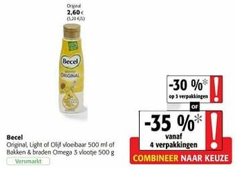 Colruyt Becel original aanbieding