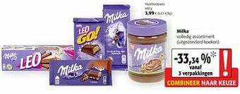 Colruyt Milka hazelnootpasta aanbieding