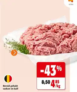 Colruyt Bereid gehakt varken en kalf aanbieding
