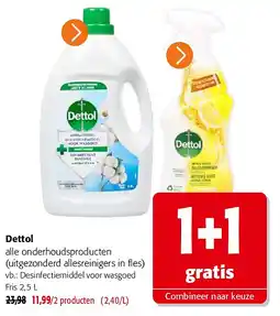 Colruyt Dettol Desinfectiemiddel voor wasgoed Fris aanbieding