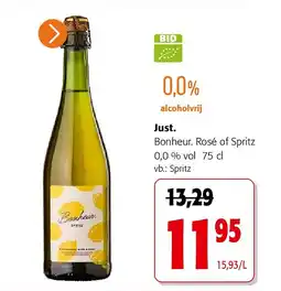 Colruyt Just. Spritz aanbieding