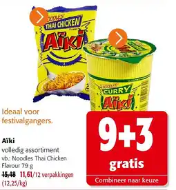 Colruyt Aïki Noodles Thai Chicken Flavour aanbieding