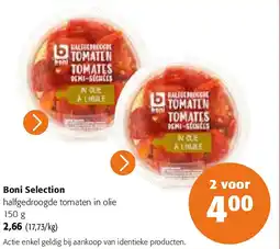 Colruyt Boni Selection halfgedroogde tomaten in olie aanbieding