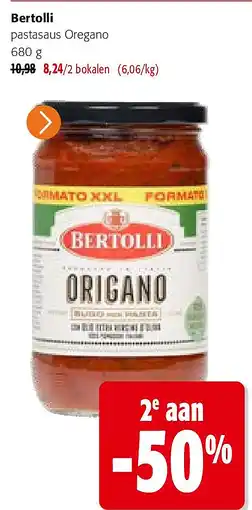Colruyt Bertolli pastasaus Oregano aanbieding