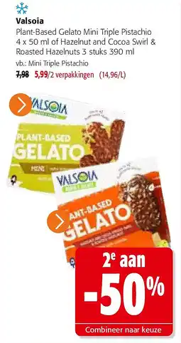 Colruyt Valsoia Mini Triple Pistachio aanbieding