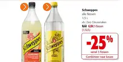 Colruyt Schweppes Zero Citrussmaken aanbieding