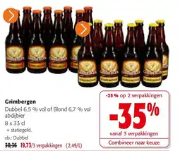 Colruyt Grimbergen Dubbel aanbieding