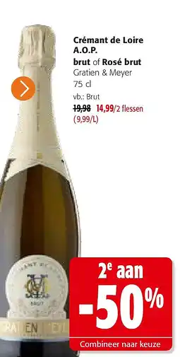 Colruyt Crémant de Loire A.O.P. brut aanbieding