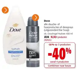 Colruyt Dove Douchegel Hydrate aanbieding
