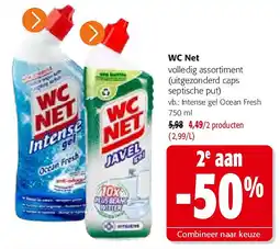 Colruyt WC Net Intense gel Ocean Fresh aanbieding