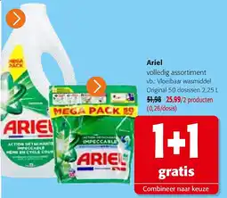 Colruyt Ariel Vloeibaar wasmiddel Original 50 dosissen aanbieding