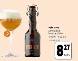 Colruyt Paix Dieu Nova Blond blond abdijbier 6 % vol aanbieding