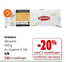 Colruyt Granoro alle pasta aanbieding