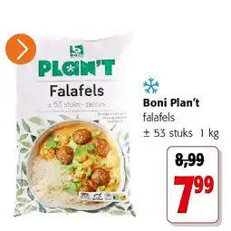 Colruyt Boni Plan’t falafels ± 53 stuks aanbieding