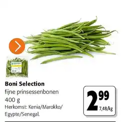 Colruyt Boni Selection fijne prinsessenbonen aanbieding