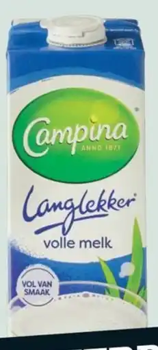 Sligro Campina LangLekker Volle Melk aanbieding