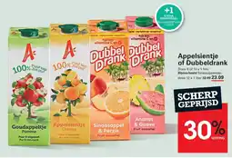 Sligro Appelsientje of Dubbeldrank aanbieding