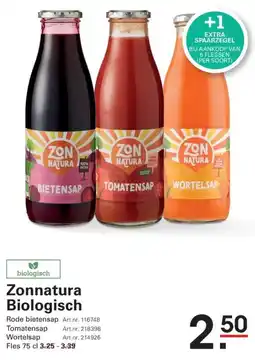 Sligro Zonnatura Biologisch aanbieding